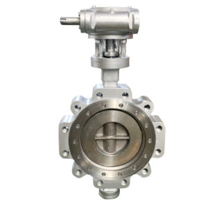 WCB DN250 Triple Eccentric Lug Butterfly Valve