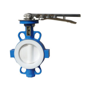 Full wrap PTFE Wafer butterfly valve