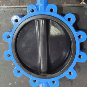 Heat-resistant, anti-static, anti-corrosion, anti-acid and alkali HALAR Spraying Lug butterfly valve