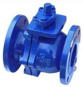 DIN Pn16 Cast Iron Flanged Ball Valve