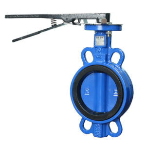 API609 DN100 Cast Iron Wafer Butterfly Valve with Valve Plate Spray Painting