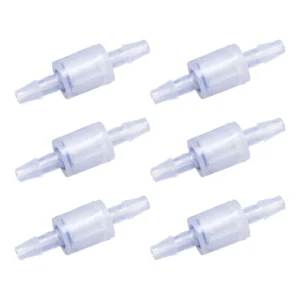 0-35 Kpa Pressure Relief Check Valve Stainless Steel Spring One Way Valve PP Anti-Corrosion Micro Valves