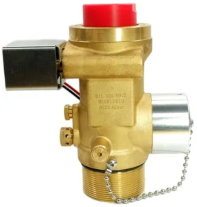 1 2 1 Inch FM200 HFC227 Fire Extinguishing Cylinder Valve Pneumatic Angle Structure Gas Media Varios Marcas