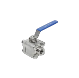 1 2-2 Inch Stainless Steel 800 psi F304 Material Manual Three piece Ball Valve