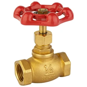 1/2-2″ Steel Handwheel 300WOG Copper Brass Female Thread Globe Valve for Water Use