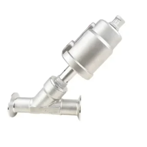 1/2″ 2 Way Female Thread Connection SS304/316 Y Piston Quick Install Pneumatic Gas Angle Seat Valve for the Food Industry