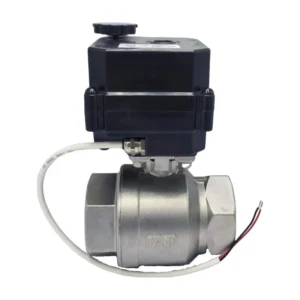 1 2 3 4 Inch Dn15 Dn50 Automatic Drain Valve Electric Actuator Motorized Ball Valve for Fan Coil Unit air Compressor