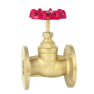 1/2-8 Inch Brass Flange Globe Valve with Manual Water Flow Control Customizable OEM Structure