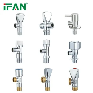 1/2″ Angle Valve Toilet Copper Faucet Brass Cartridge Triangle Valve Wash Basin Brass Angle Valve
