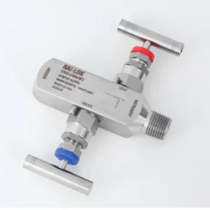 1/2 FNPT MNPT 2 Way Manifold Valve SS316 6000psi R T Type Instrumentation Needle Valve for Hastelloy C276 Monel 400 Oil