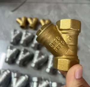 1/2 Female Thread Brass Y Shaped Strainer Filter Valve Water Oil Separation for Engine Essential Pipe Fittings