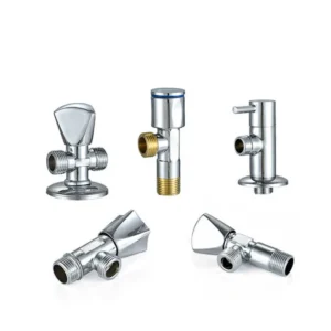 1/2 Inch Water Stop Angle Valve Bathroom Toilet Plumbing Materials Sanitary Forged Brass Angle Valve
