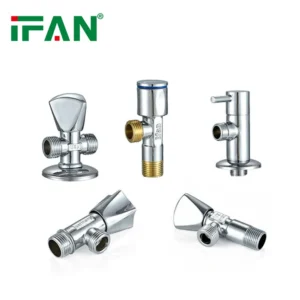 1/2 Inch Water Stop Angle Valve Bathroom Toilet Plumbing Materials Sanitary Forged Brass Angle Valve