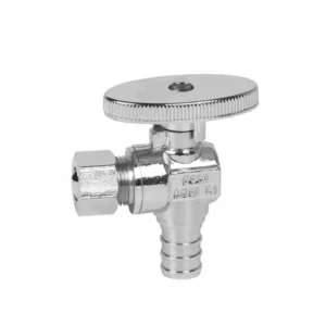 1 2 PEX X 3 8OD Lead Free Compression Angle Stop 1 2 in Nominal Inlet X 3 8 in O.D. Compression Outlet 1 4 Turn Angle Valves