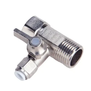 1 2″ X 1 2″ X 1 4″ Cold Water Supply Valve Tee Angle Stop Adapter Valve Water Systems Feed Water Adapter Diverter Valve