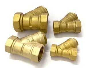 1/2″ to 4″ Brass Y Type Strainer Check Valve Manual 3-Way Ball Valve Filter for Water with Female Thread