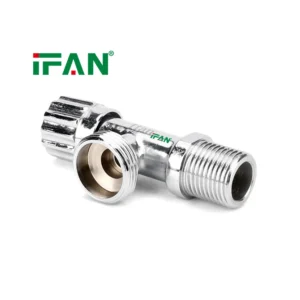 1/2″x3/4″ Angle Valve Featuring Brass Core and Full Rotation Operation