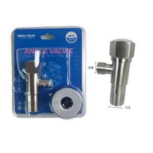 1/2″x3/8″ 304 316 Stainless Steel Mixer Water Switch Angle Valve Water Angle Valve Faucet Accessories Explosion-proof Valve