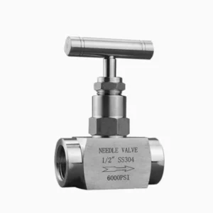 1/4″-1″ 304/316 Stainless Steel Needle Valve 6000PSI NPT Female Thread T-Handle Flow Control Valve for Instrumentation