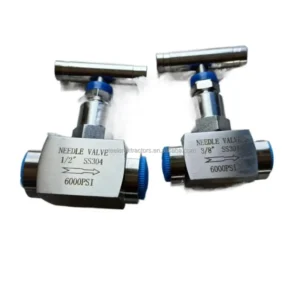 1/4″~2″ NPT/BSPP/BSPT Stainless Steel 2-Way 6000psi Needle Valve