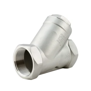 1/4-4 Inch 304 CF8M NPT Thread Valve with Strainer Stainless Steel Y Strainer Valve
