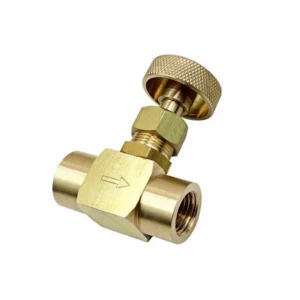 1/4” NPT Female Thread Brass Needle Valve High Temperature Medium Pressure Needle Valve