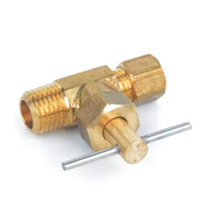 1/4″ OD X MIP 180 Brass Needle Valve Manual Operated Lead-Free & Leak-Proof NSF Certified for Industrial Water Use