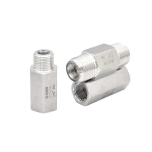 1 4 Spring Check Valve Swing Non Return Piston One Way Check Valve Stainless Steel 304 Pneumatic Power for Water