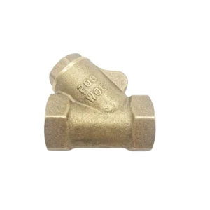 1 Inch Brass Y Type Strainer Valve Durable 3/4 Inch Filter Check Valve Green Valves