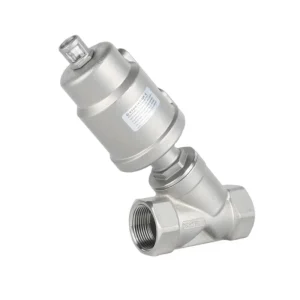 1.5inch Thread Straight Through Stainless Steel Pneumatic Angle Seat Valve