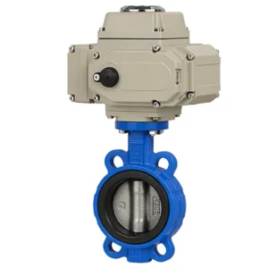 10 Inch DN10 16 EPDM Seat Electric Wafer Type Butterfly Valve with Ductile Iron Disc Water Flow Control