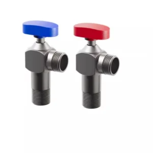 10 Pack Quarter Turn Pushfit Angle Stop Valve 1/2″ Pushfit 3/8″ Compression Shut-Off Valve for Commercial Kitchen Chrome