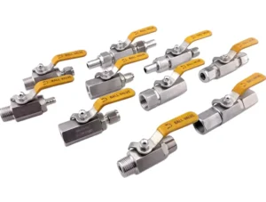 1000Psi Stainless Steel Double Ferrule Manual Instrument Hex Forged Bar Stock Ball Valve 1 2 in Port Size OEM ODM