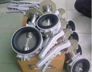 10XJMEA Aluminum Alloy Butterfly Valve Japanese Handle Stainless Steel Plate DN for Water Gas Pneumatic Solenoid
