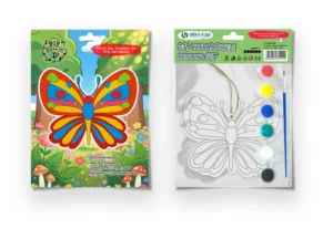 10x12cm Butterfly Flower Pre drawn Canvas for Paint & Sip Parties Pre printed DIY Canvas Set Pre sketched for Adults & Kids