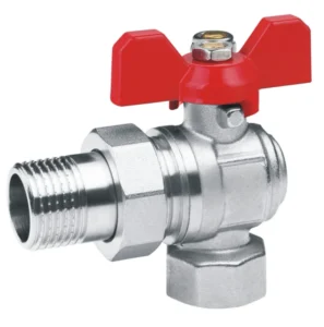 11120 PN25 Brass Angle Ball Valve Union Control Reduced Bore Manual Power 600WOG General Size Plumbing Water Gas