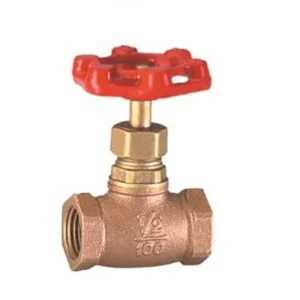 150PSI Bronze C83600 Casting Non Rising Stem Globe Valve 1inch Stop Valve