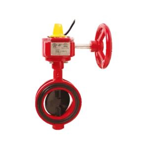 2-12 inch Butterfly Valve Single Gearbox Wafer End Ductile Iron Casting Steel Valve