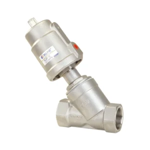 2/2 Way Piston-operated Angle-seat Valves for Neutral and Aggressive Liquids and Gases