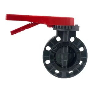2″ To 16″ PVC Manual Hand Lever Wafer Flange Butterfly Water Industrial Valve