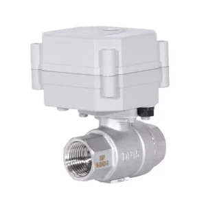 2 Way 3/4 Inch DN20 Shutoff Electric Water Valve Normal Closed (NC) Motorised 9-24V Controller SS304 NSF AC/DC OEM Customizable