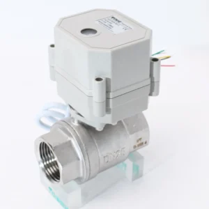 2 Way DN25 1″ Inch CR04 5V/12V/24V Electric Shutoff Stainless Steel Valve with Auto Return for Hydrologic Cycle
