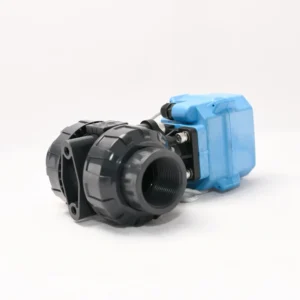 2 Way DN32 24V 12V PVC Motorized Valve Model A150 T32 P2 B Electric Motor Valve for Water Gas Oil
