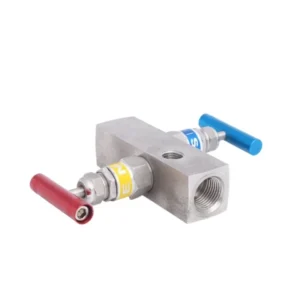 2 Way Manifold Valve High Pressure NPT Threaded Needle Valve for Oil & Gas