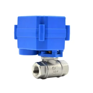 2-Way Stainless Steel 304/316 Electric Ball Valve 24V 12V 4-20mA High Torque DN15 DN50 Female Thread Shutoff Regulating Water