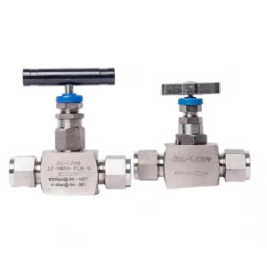 2-Way Water Needle Valve with Safety Lock Wire Holes DN6~50 to Prevent Accidental Adjustment