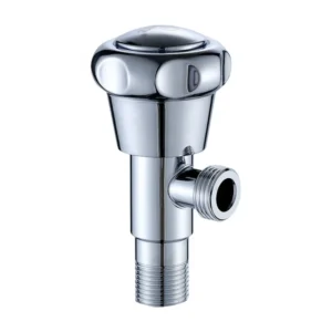 201SS Chrome Plated Stainless Steel Valve Core and Zinc Handle Hydraulic Water Angle Valve