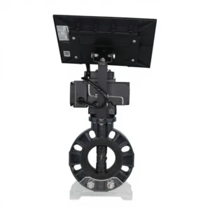 220VAC DN32-DN2000 Wafer Electric Butterfly Valve Electric Solar Control Valve