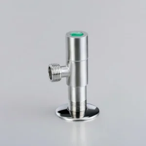 237-10 304 Stainless Steel Angle Valve Manual Power 1/2″ Port 200PSI Bathroom Triangle Furniture