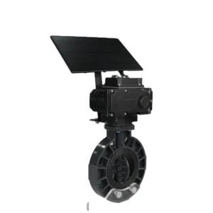 24V DC PVC Plastic Factory Outlet Electric Butterfly Valve DN80 3 Inch Plastic Electric Valve Switch